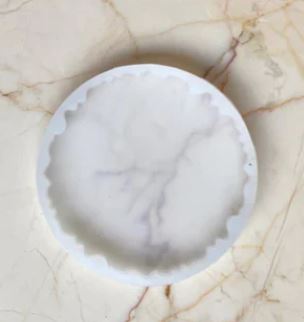 🌟 2 Inch Agate Coaster Mould | Create Stunning Agate-Inspired Coasters & Decorative Pieces ✨🍃
