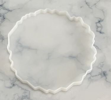 💎 6-Inch Agate Coaster Mould - Perfect for Resin Crafting & DIY Art 🖌️