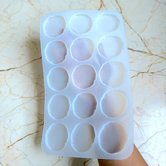 15 Cavity Agate Mould for Resin Art & Craft Projects 💎✨