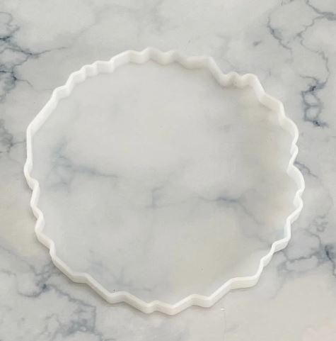 6 Inch agate coaster mould - Pack of 12