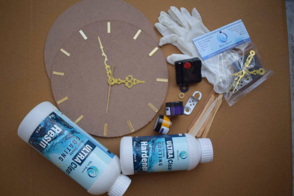 Clock Kit (set of 2) For Beginners Resin Bazaar