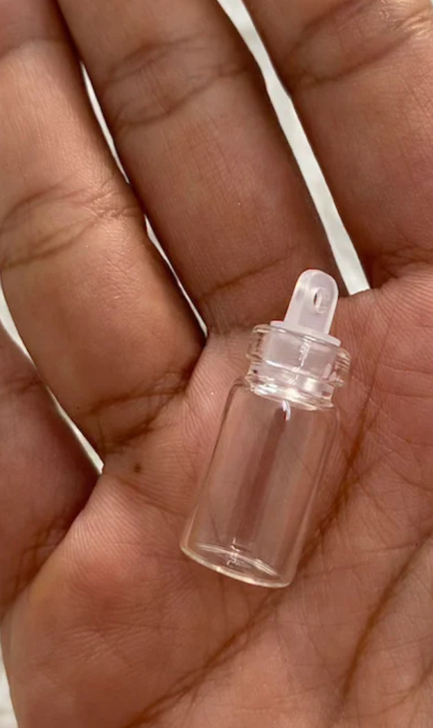 5 Mini bottles for Roli chawal/Beach art