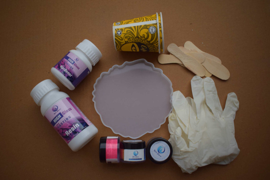 Tea Coaster Mould Kit with upgraded Resin quantity