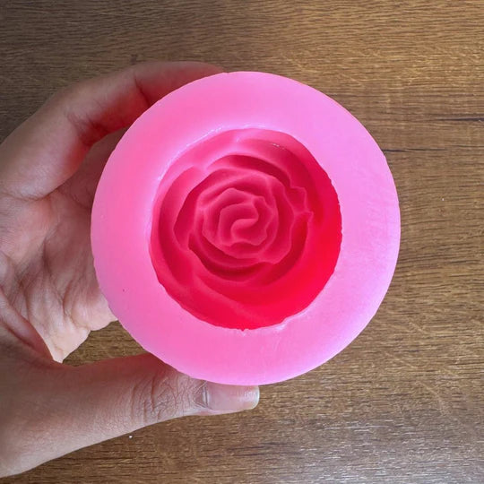 Rose Flower Candle Mould