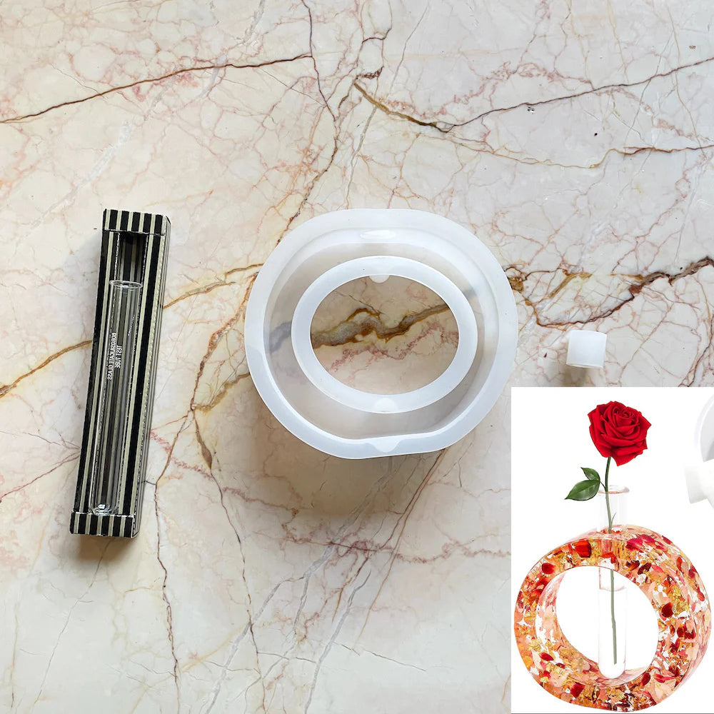 Round Large Tube Planter Mold with Tube – Create Unique Planters for Your Garden 🌿🌱