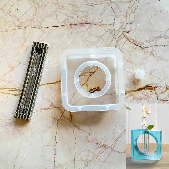 Square Large Tube Planter Mould with Tube 🌿🪴