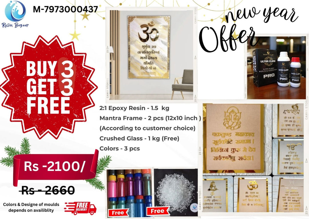 Buy 3 Get 3 FREE – Resin Art & Crafting Bundle 🎨✨