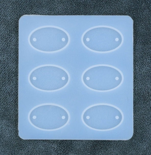Oval shape Silicone Rakhi Moulds