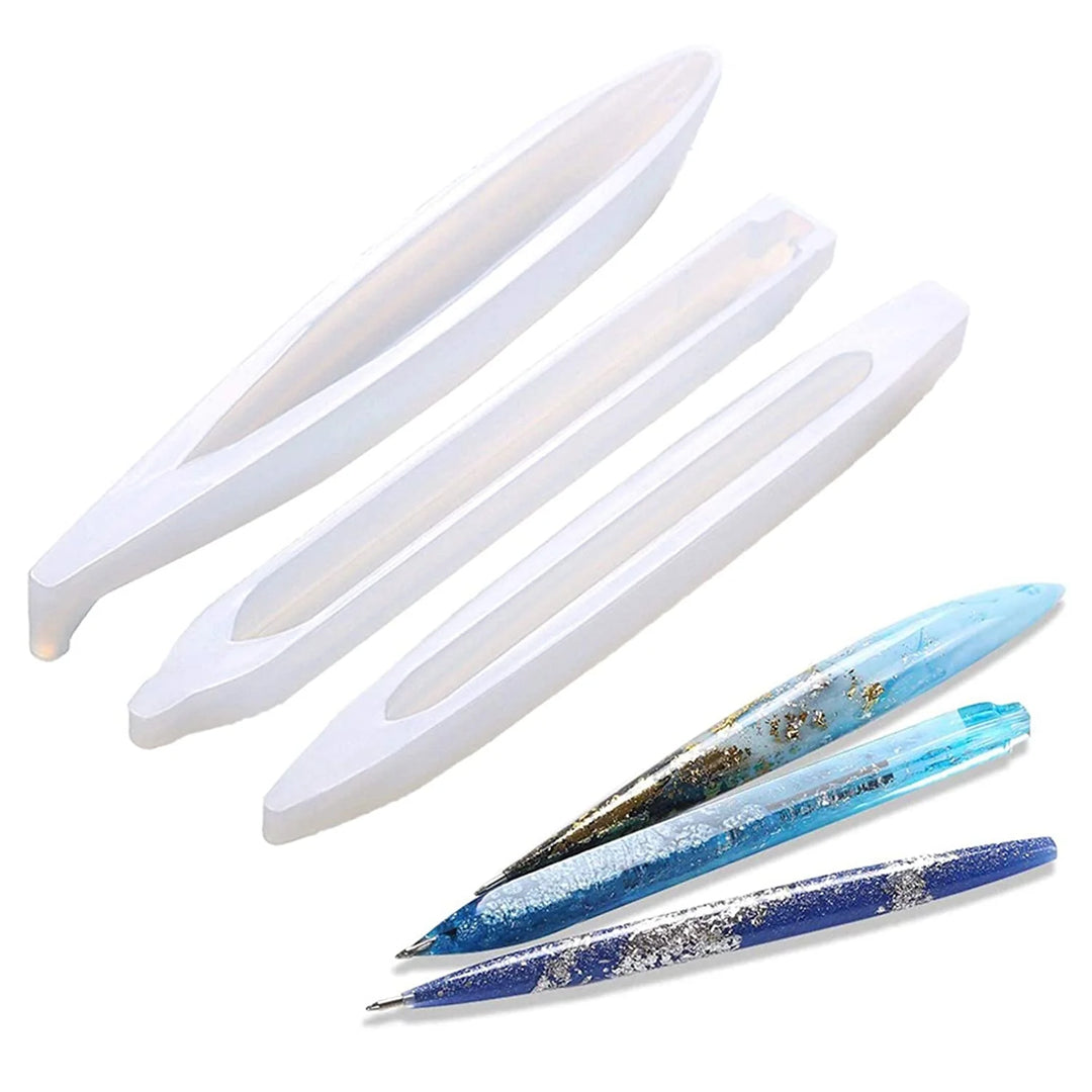 Pen Mould Set of 3 for DIY Resin & Craft Projects 🖊️✨