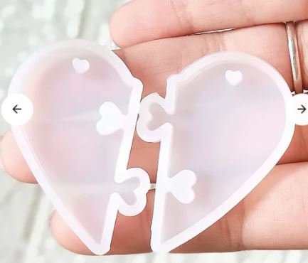 🧩 Puzzle Heart Mould | Create Unique Heart-Shaped Puzzle Designs for Crafts & Jewelry 💖✨