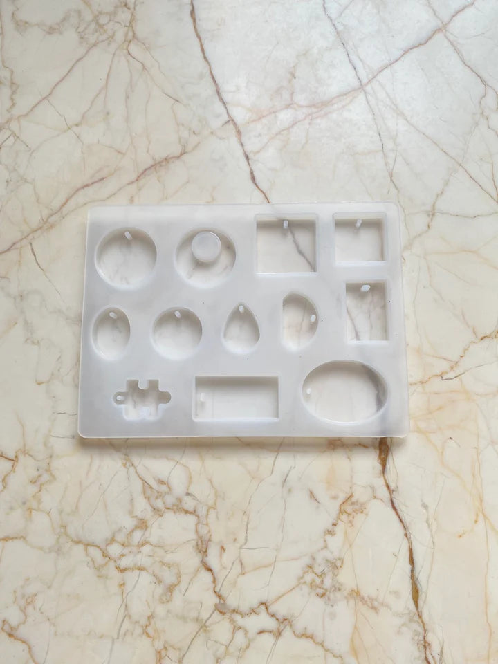 Jewellery Pendant, Earring & Keychain Mould (D) – Versatile Resin Craft Mould 🌟💍