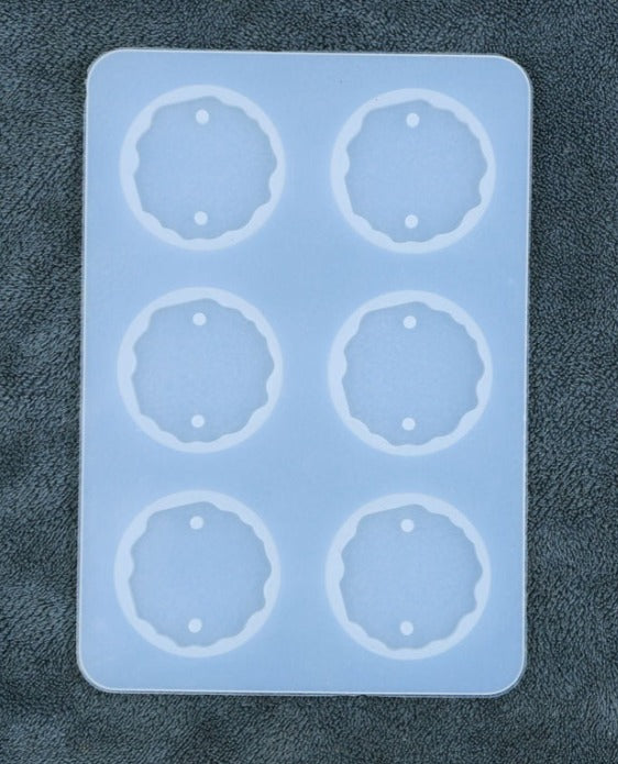 Agate Shape Round Rakhi Mould