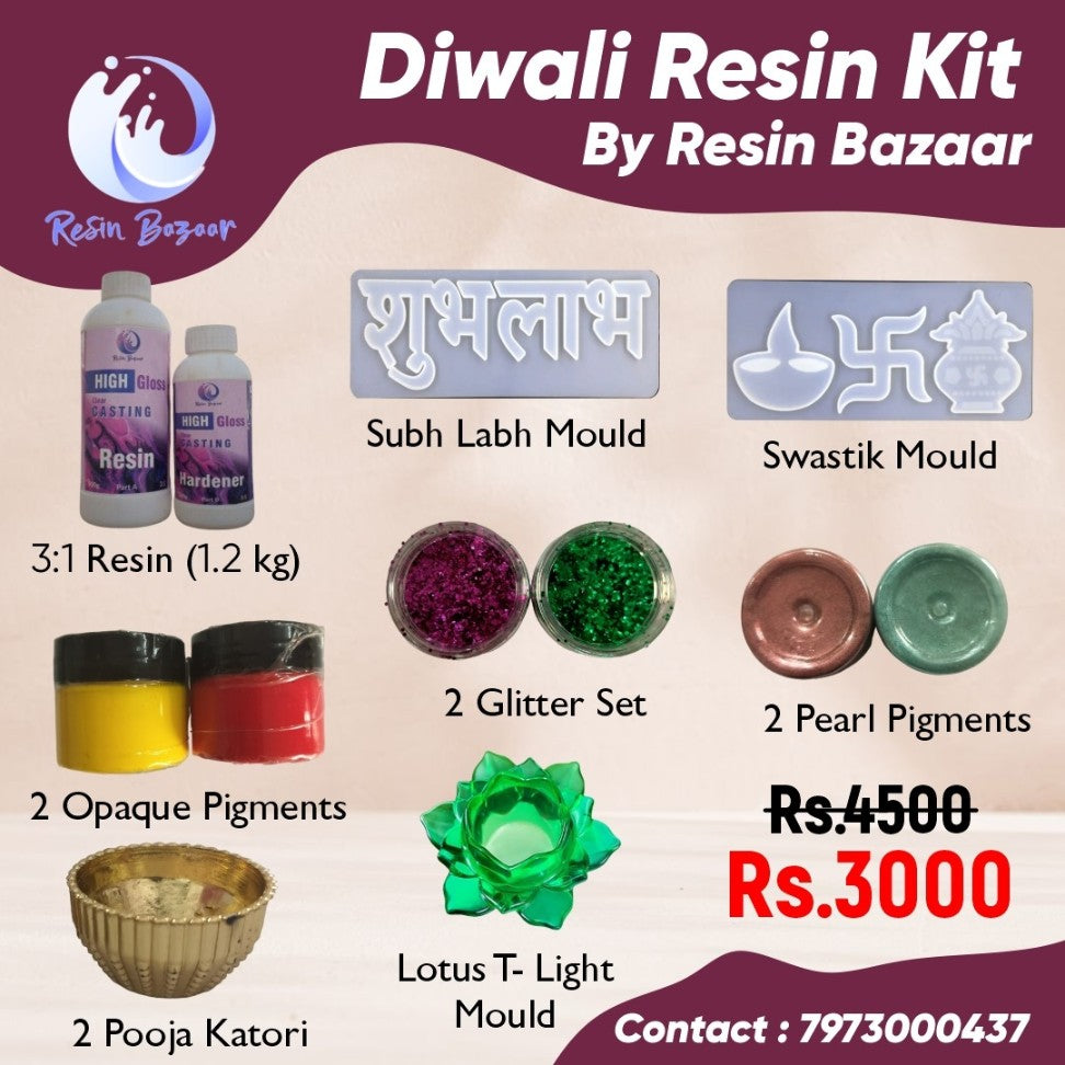 Diwali Resin Kit