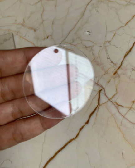 Clear Acrylic Keychain Base – Resin Bazaar