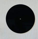Load image into Gallery viewer, Black Acrylic Clock Base with Hole
