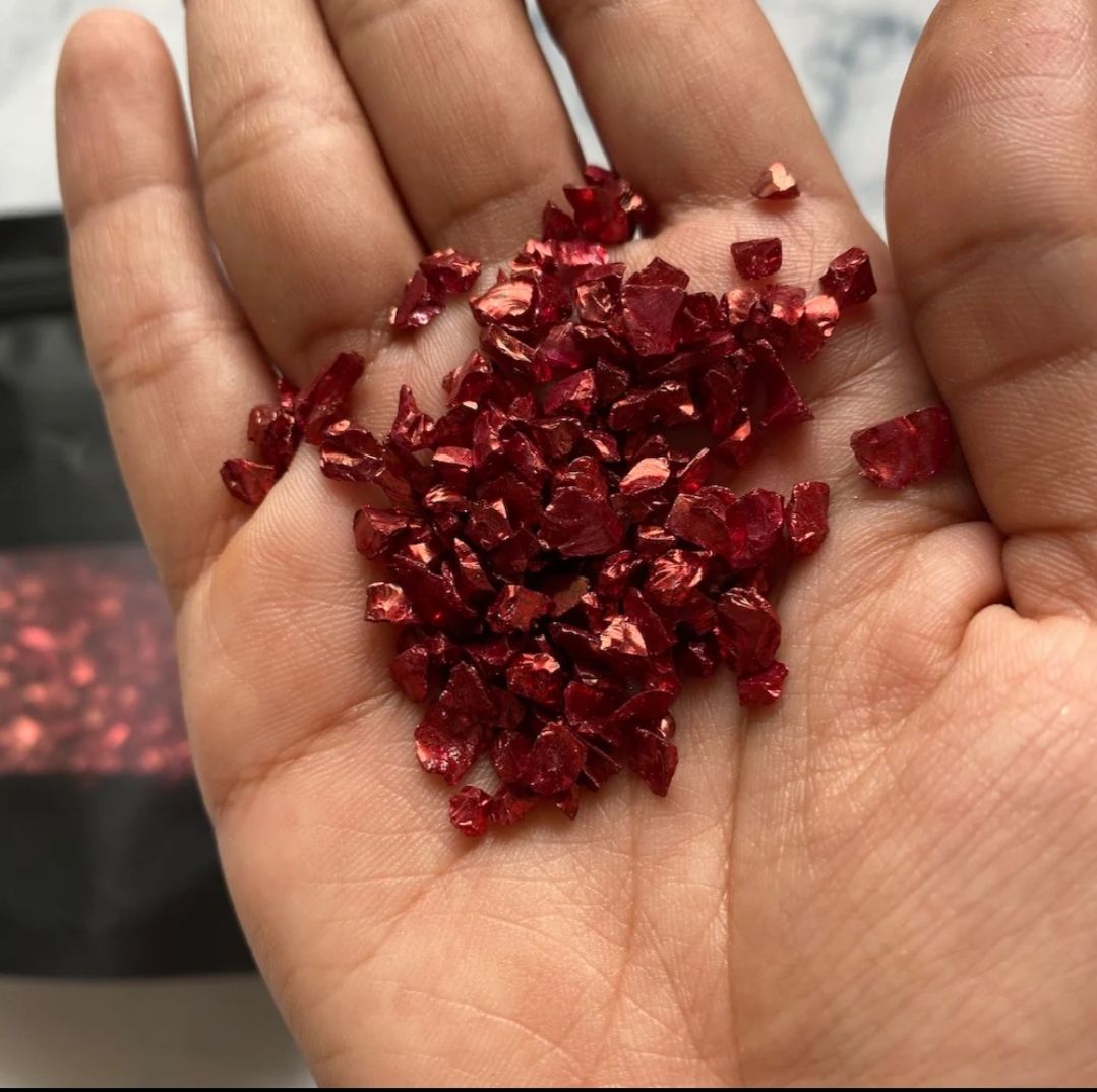 Red Electroplated Stones (Export Quality)