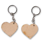 Load image into Gallery viewer, MDF Keychain Set – 5 Shapes, 2 Pieces Each 🔑
